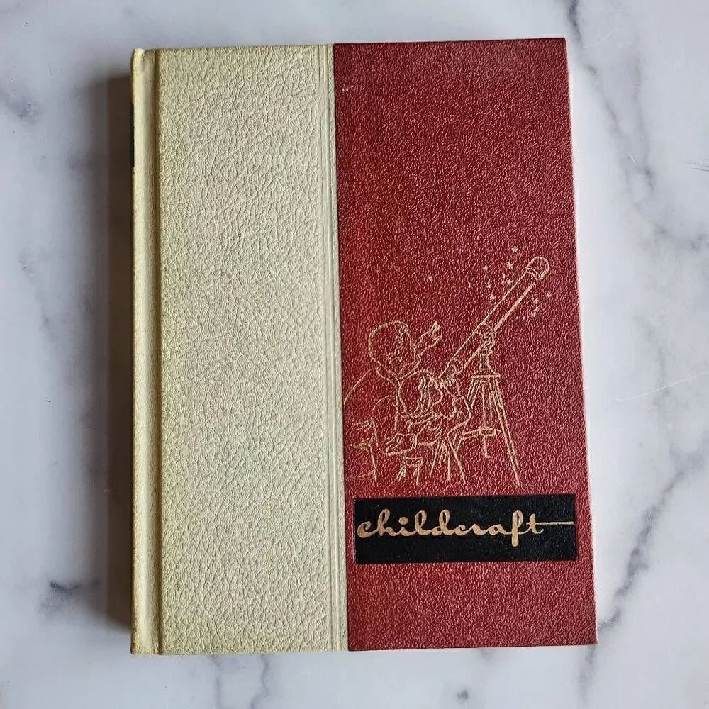 Childcraft vintage cream hardback book 1960 educational childrens book